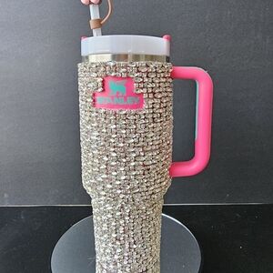 Rosegold  bling Stanley Tumbler